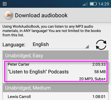 Download audiobook - Listen to English Podcasts